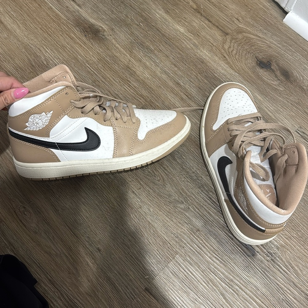 Nike tan high tops